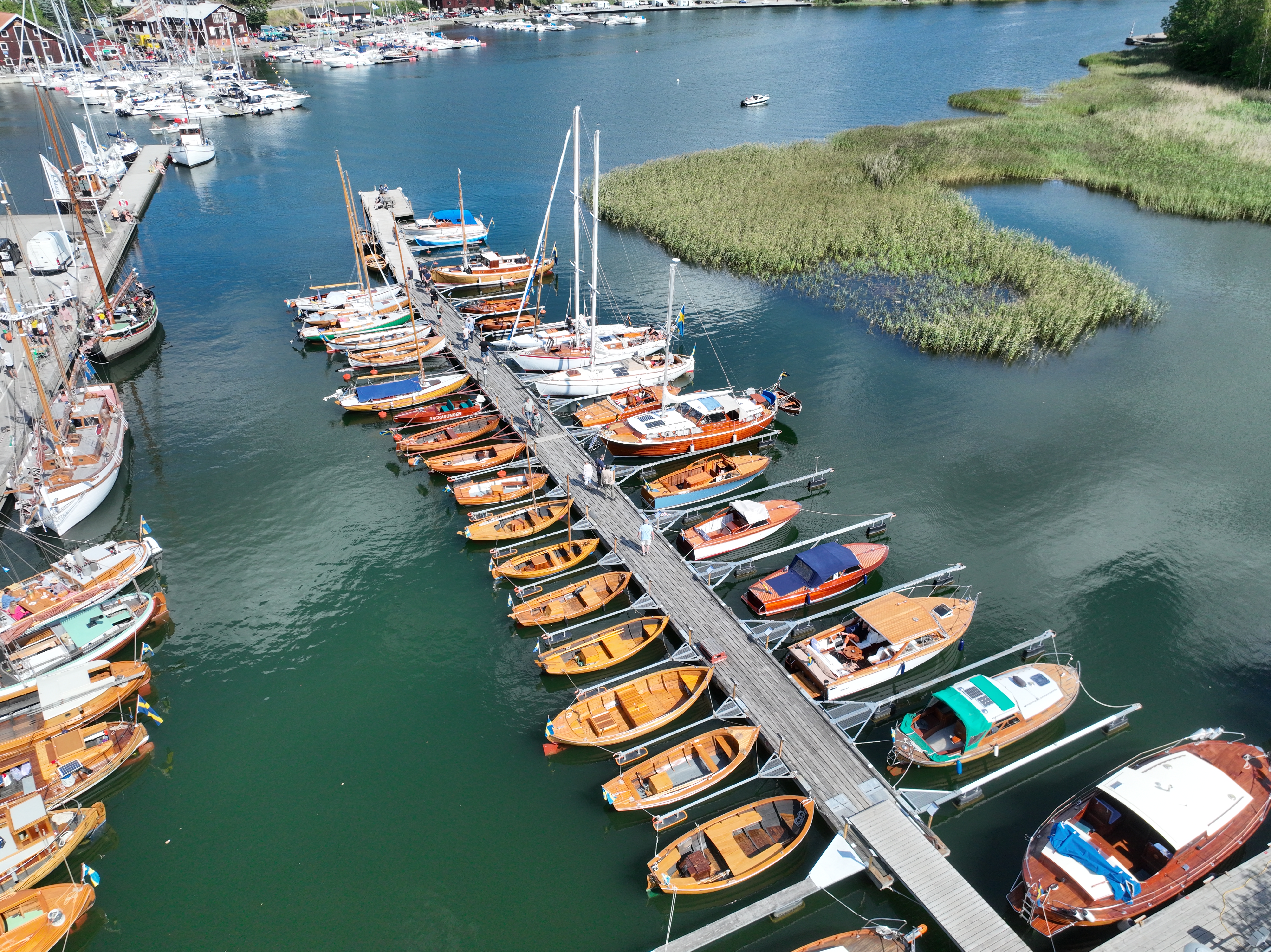 Träbåtshamnen i Valdemarsvik