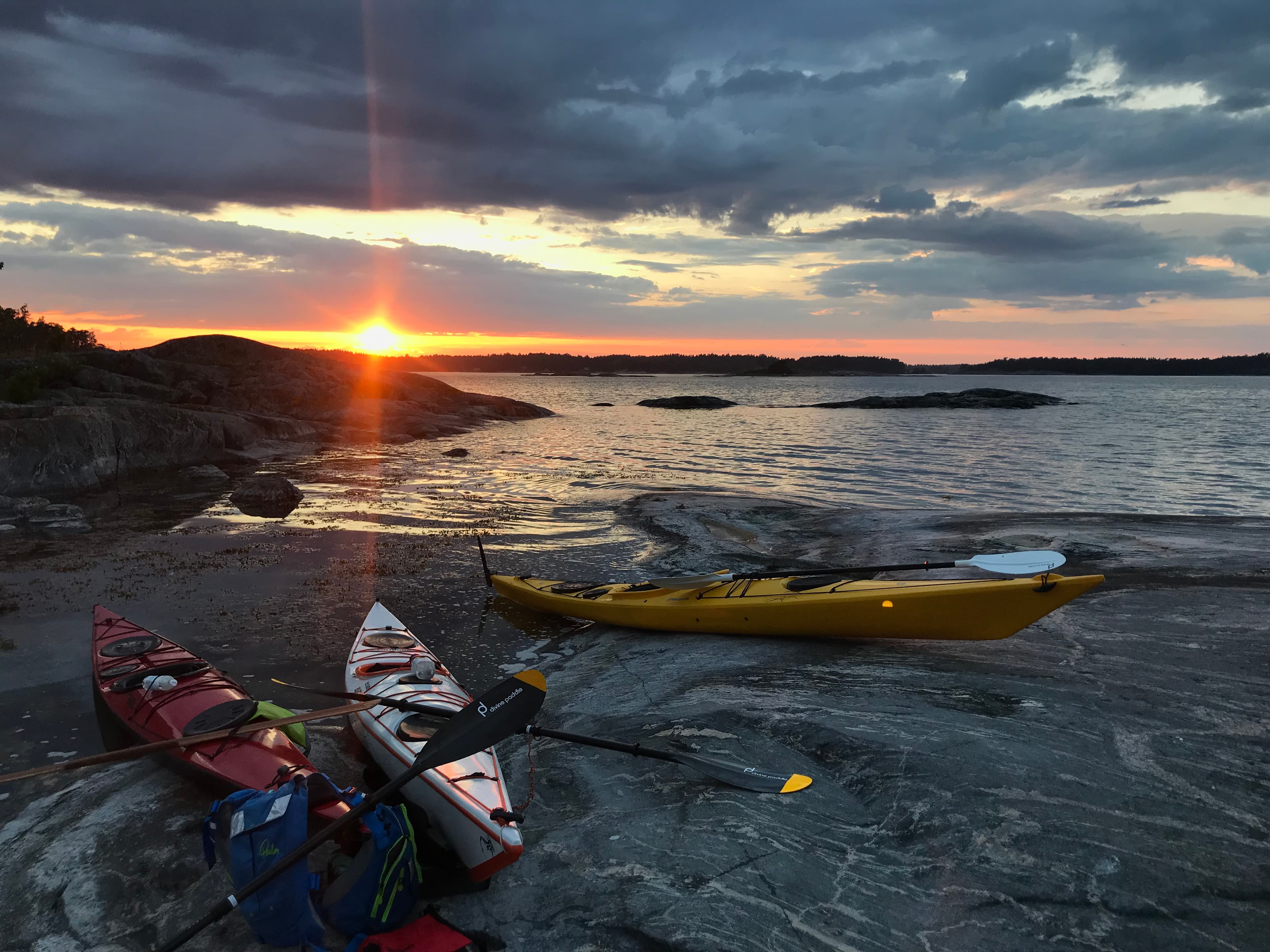 Paddla Grytstriangeln i Gryts skärgård
