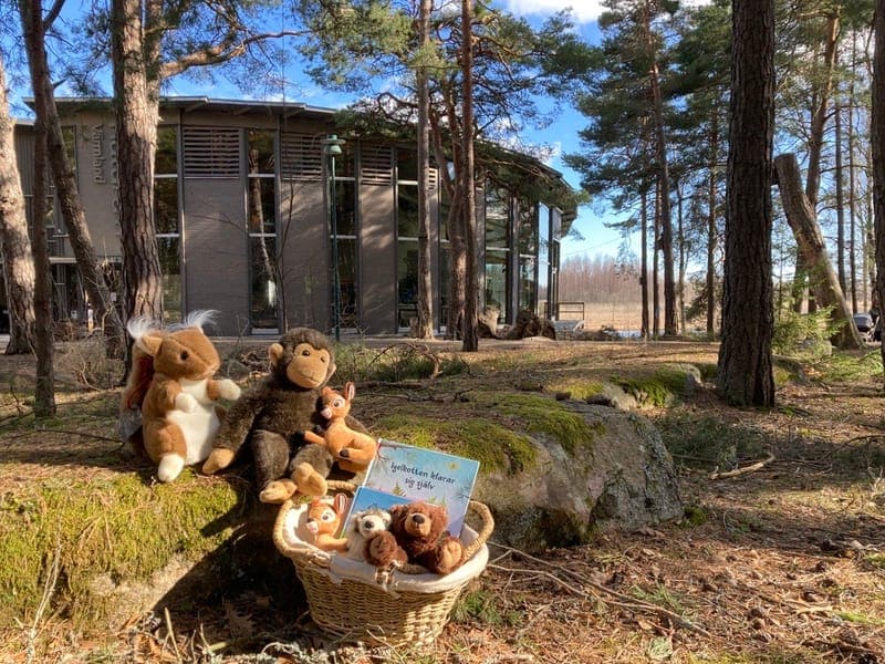 Sagostund i skogskanten