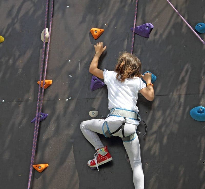 Klättervägg på Alcatraz