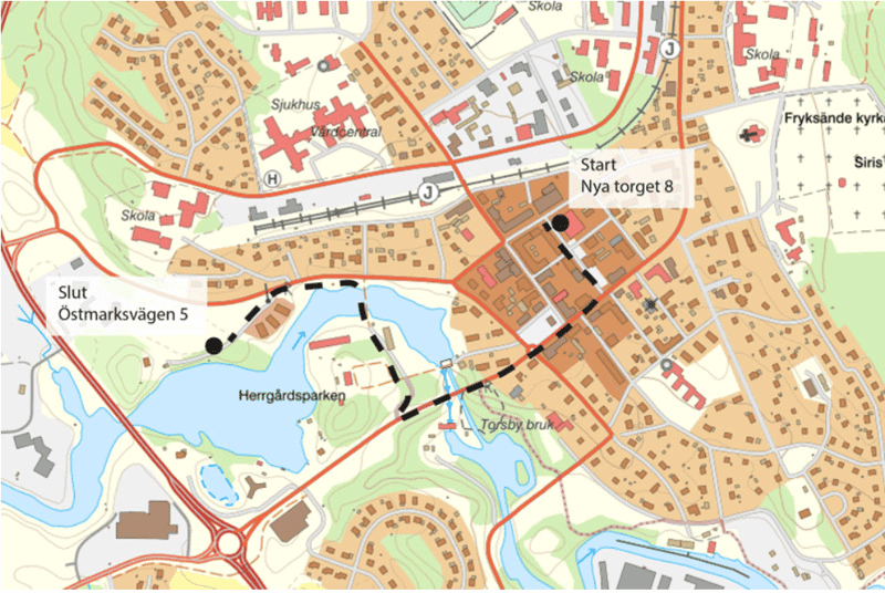 Stadsvandring i Torsby tätort
