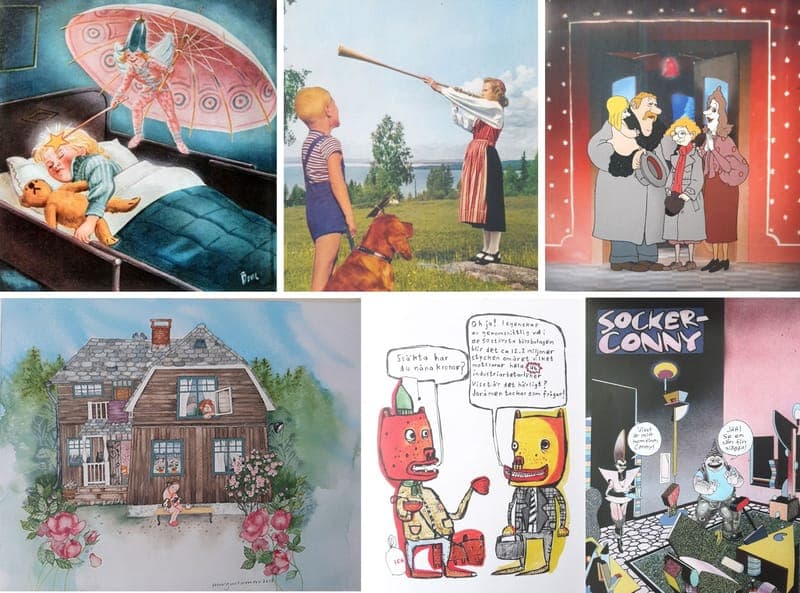 Utställning - Sagor & Humor i bild