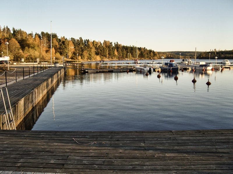Ställplatser för husbilar i Årjängs båthamn