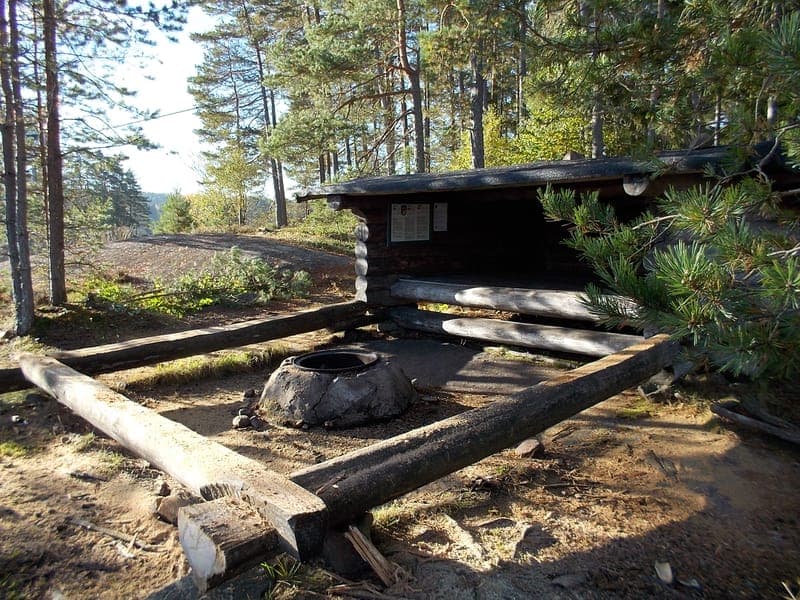 Lägerplats 33 Öarna - Övre Blomsjön