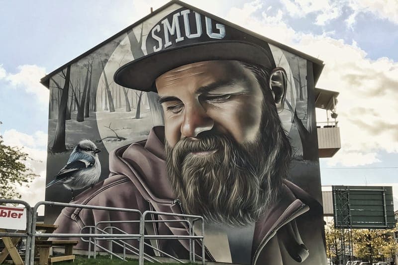 Gatukonst i centrala Årjäng