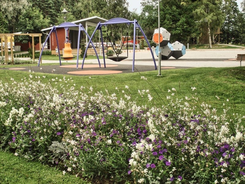 Lekparken och mötesplatsen i stadsparken