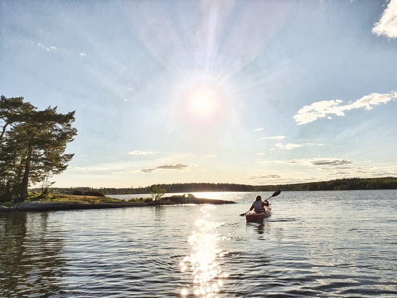 Paddla på Bergslagskanalen