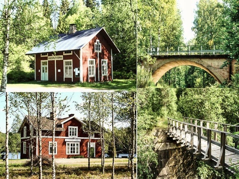 Cykla på gamla banvallen, Filipstad-Nordmark 