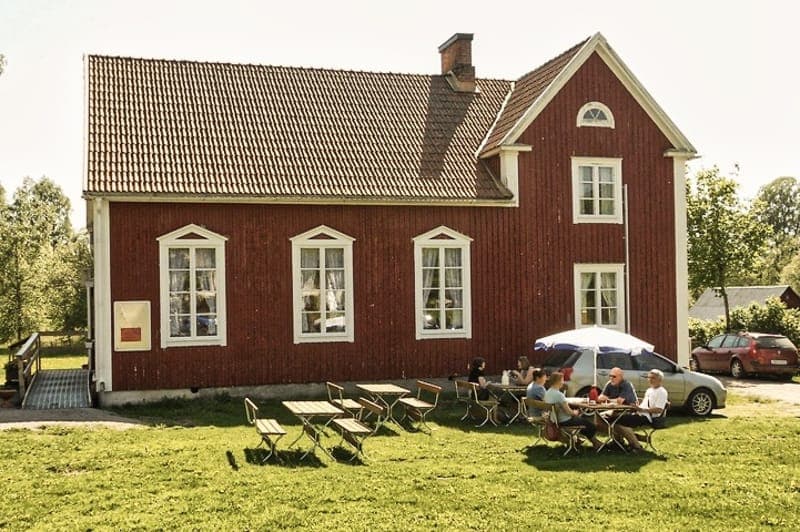 Våffelcafé i Brattfors