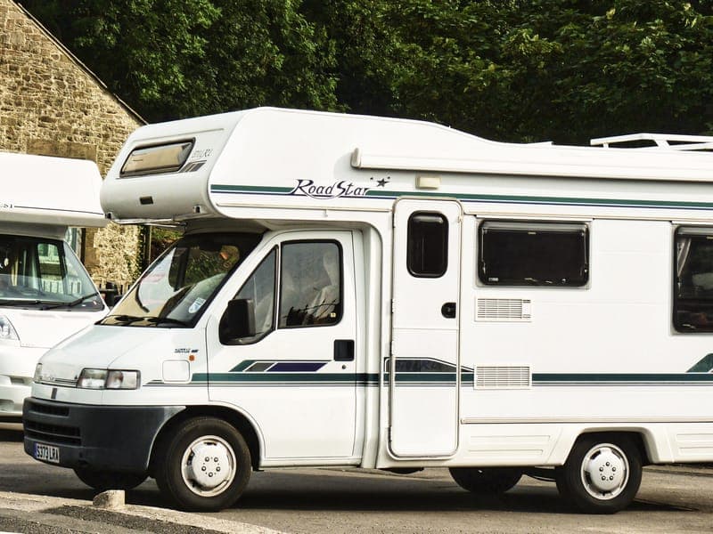 Ställplats för husbil i Deje