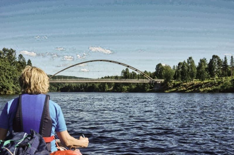 Kanotäventyr på Klarälven