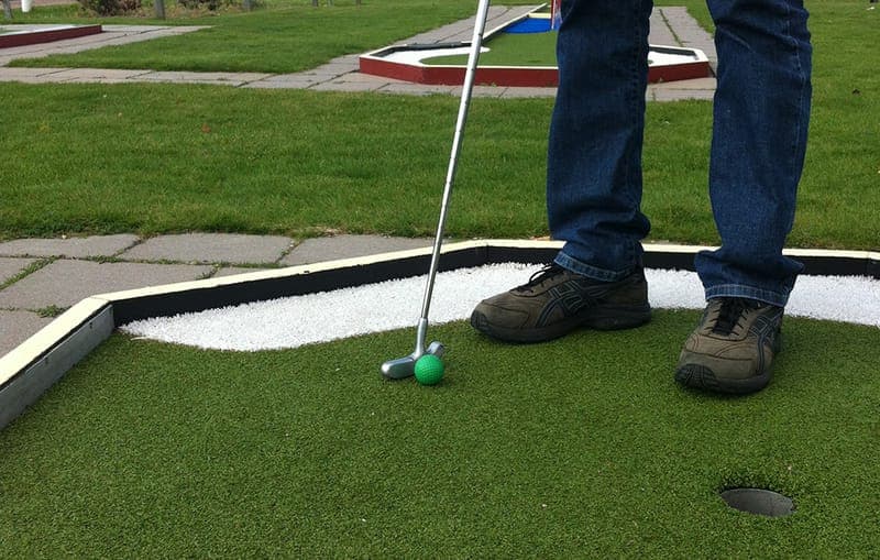 Minigolf i gästhamnen