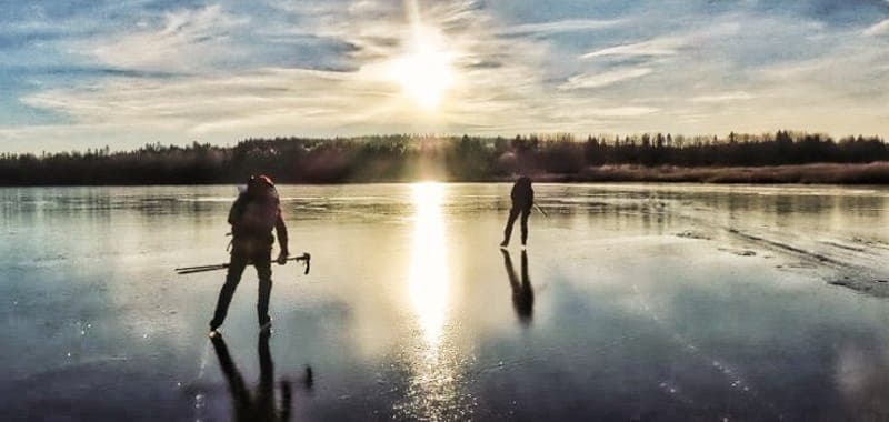 Långfärdsskridskor med Friluftsfrämjandet