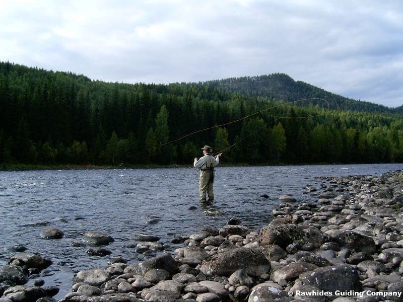 Guidade fisketurer med Rawhides Guiding Company