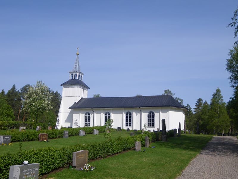 Södra Finnskoga kyrka, Bograngen