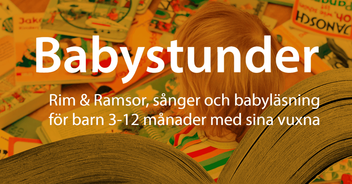 Babystunder på Biblioteken på Gotland