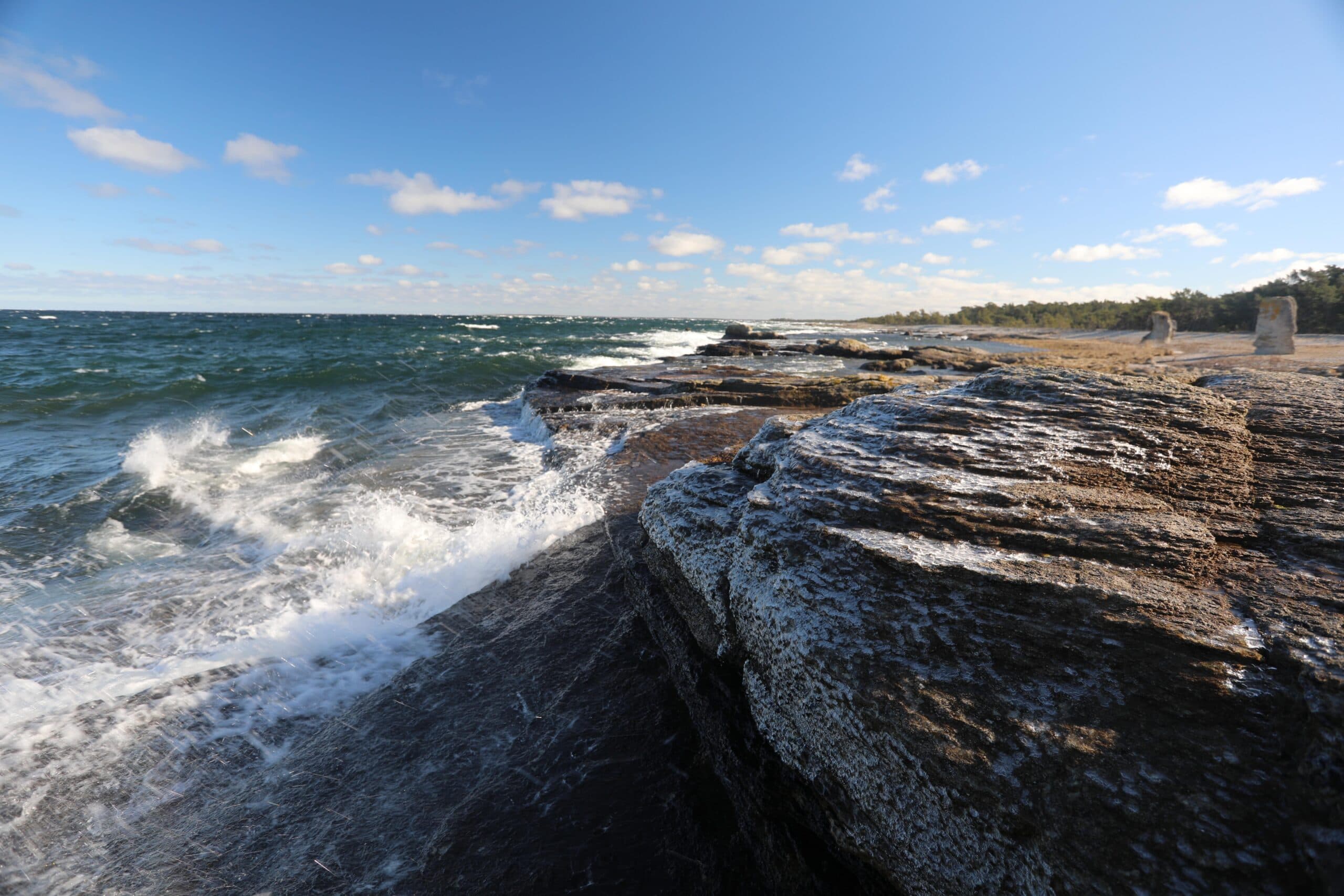 Vandra och övernatta N Gotland