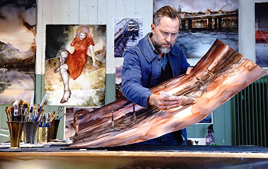 Akvarellkurs; Björn Bernström.